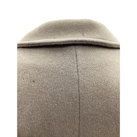 Vintage Steve Women’s Coat SZ 10 Cashmere Blend Union Made Beige Clasps Pockets - Picture 6 of 7